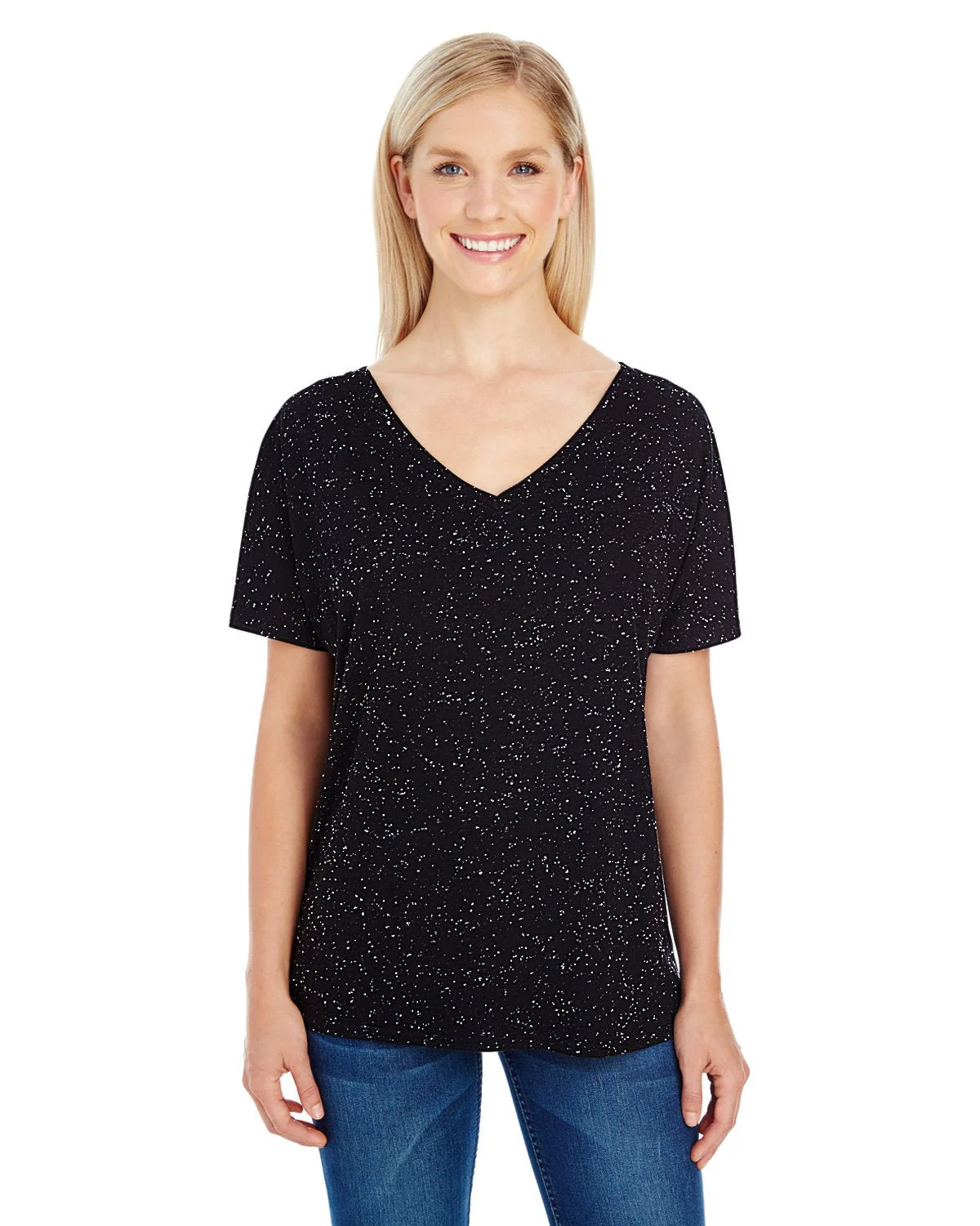 203FV-Threadfast Apparel-BLACK FLECK - Cheap-Us