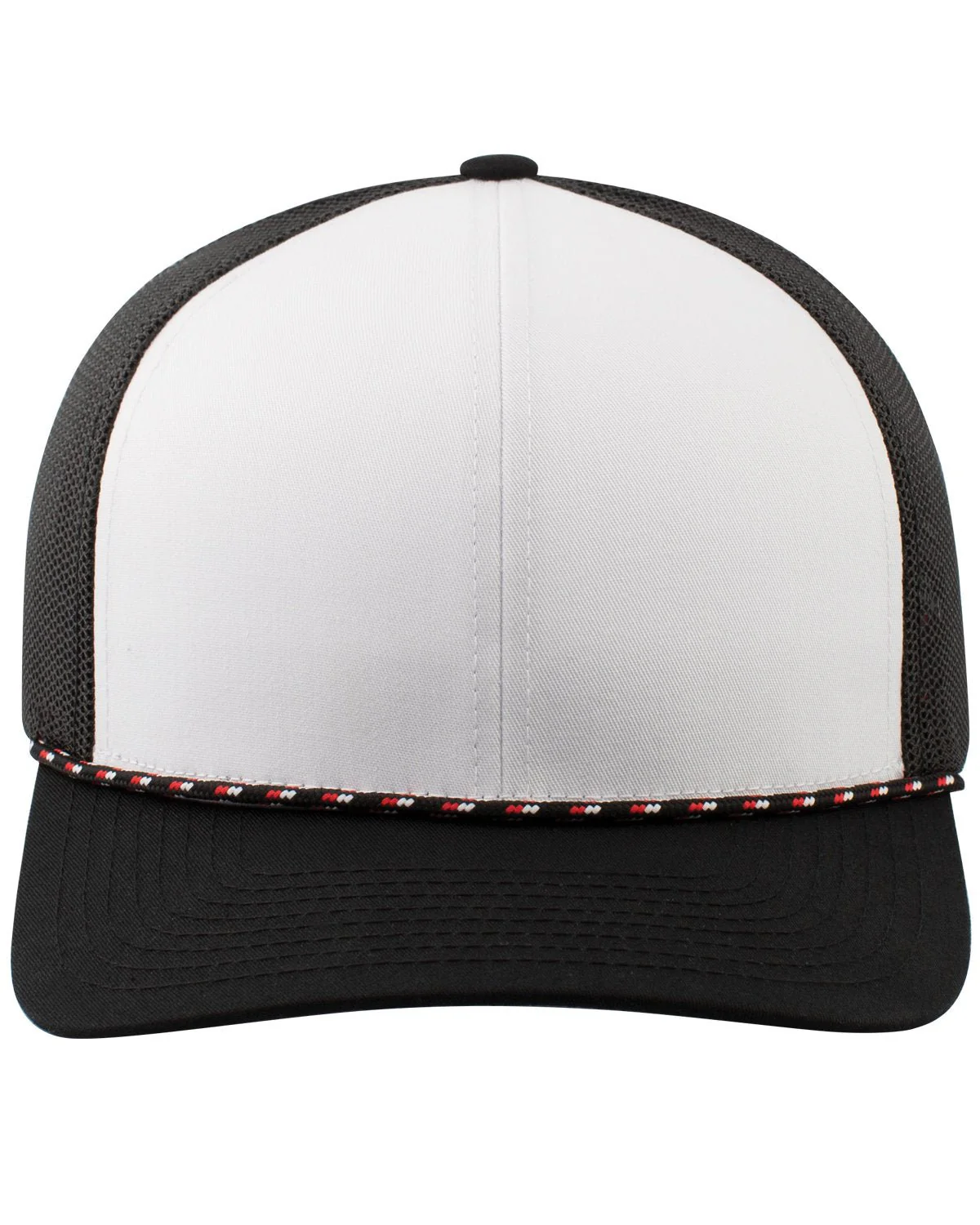 104BR-Pacific Headwear-WHITE/ BLK/ BLK - Cheap-Us