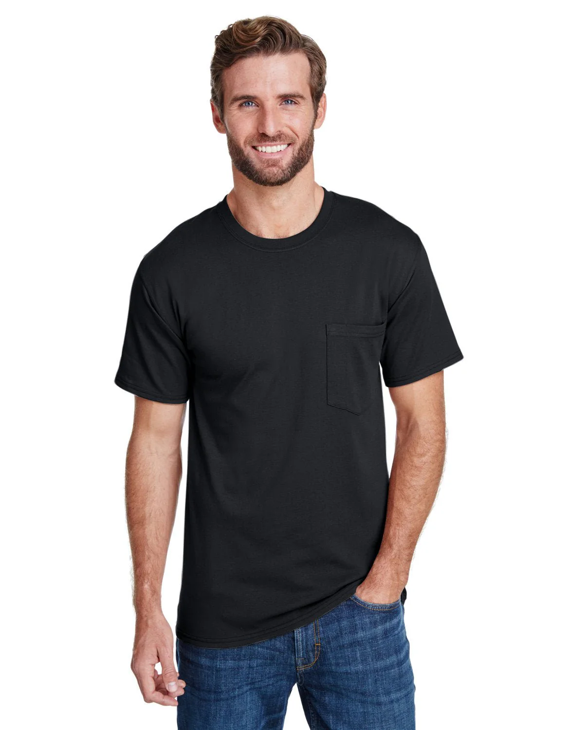 W110-Hanes-BLACK - Cheap-Us