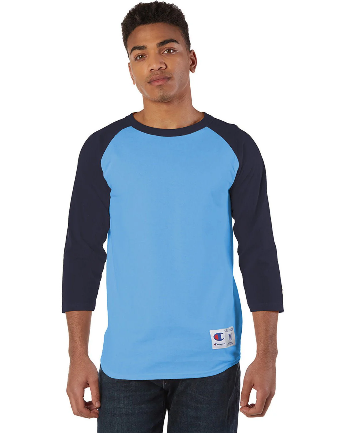 T1397-Champion-LIGHT BLUE/ NAVY - Cheap-Us