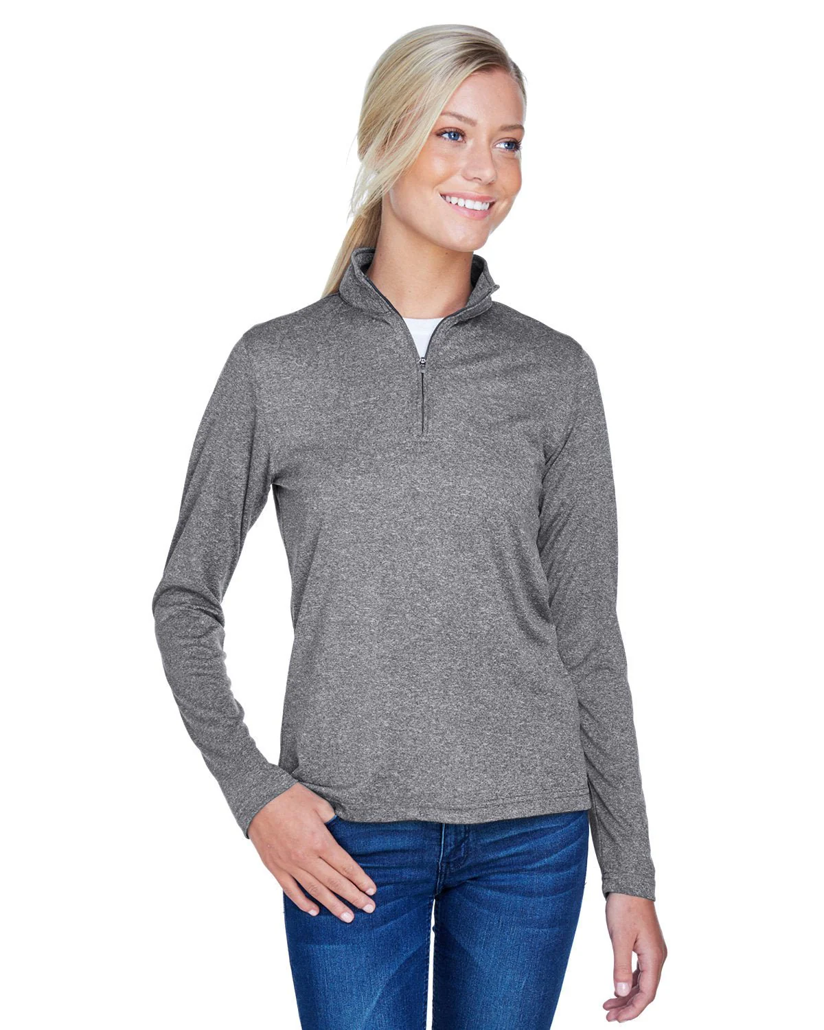 8618W-UltraClub-CHARCOAL HEATHER - Cheap-Us