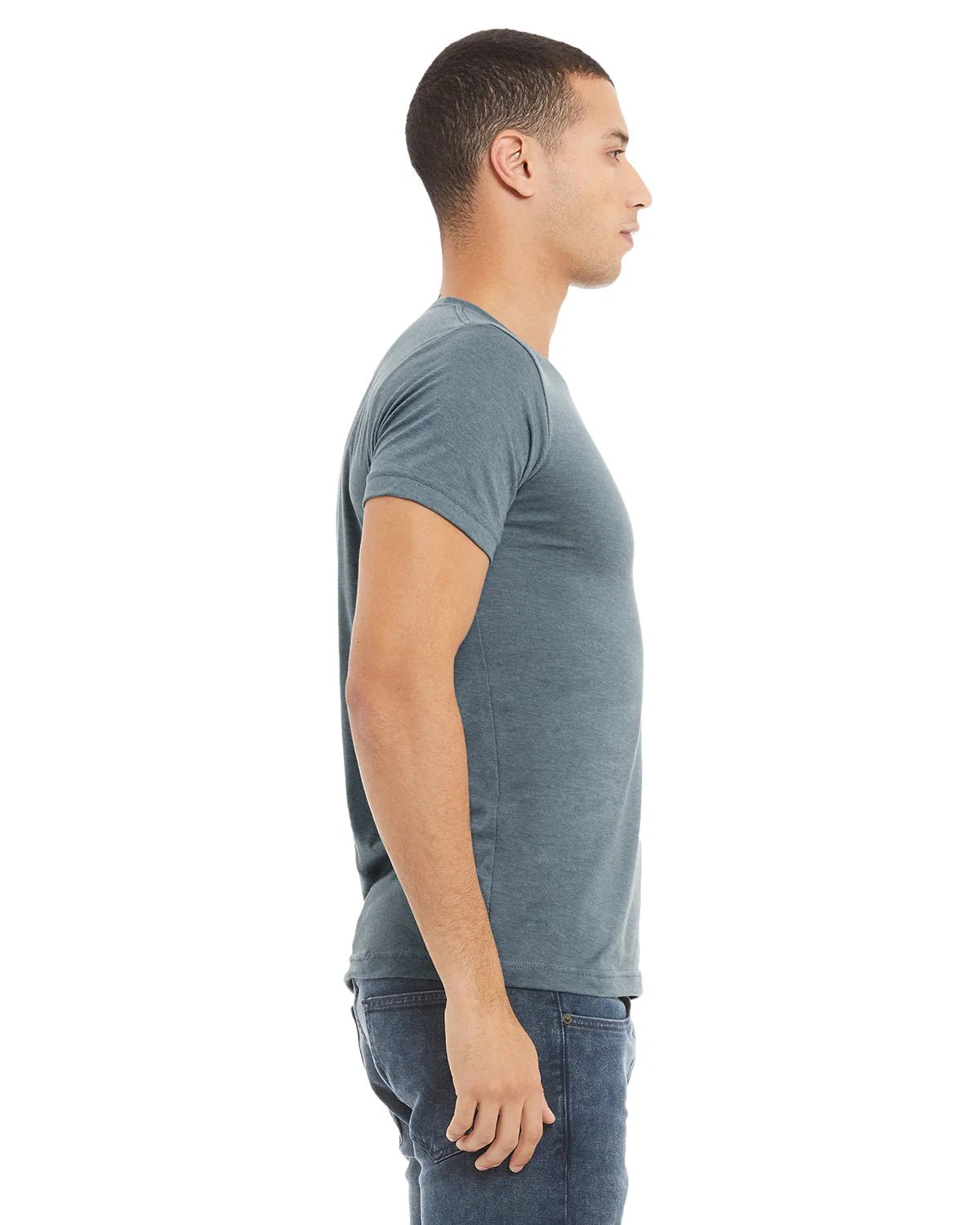 3001CVC-Bella + Canvas-HEATHER SLATE - Cheap-Us