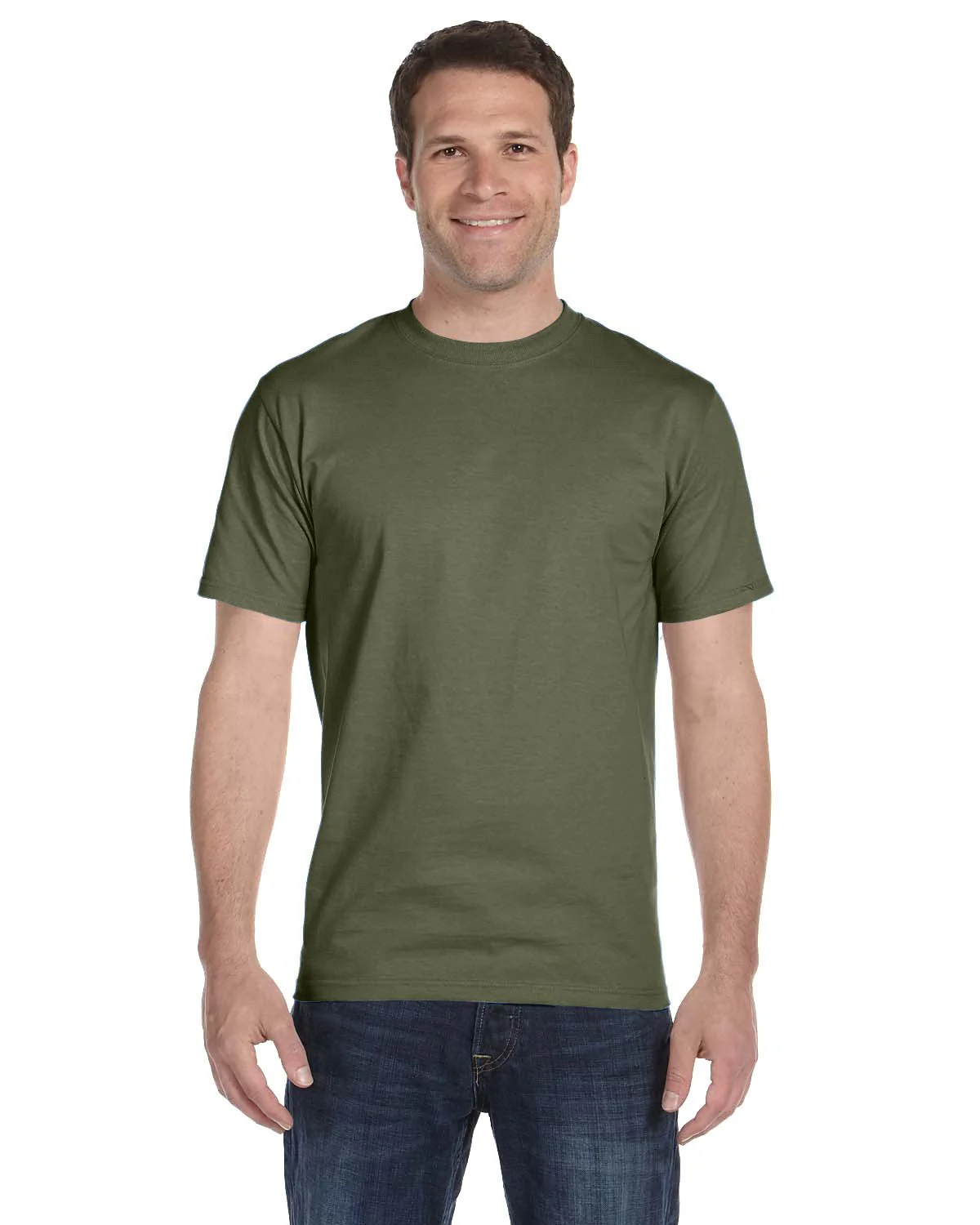 5280-Hanes-FATIGUE GREEN - Cheap-Us