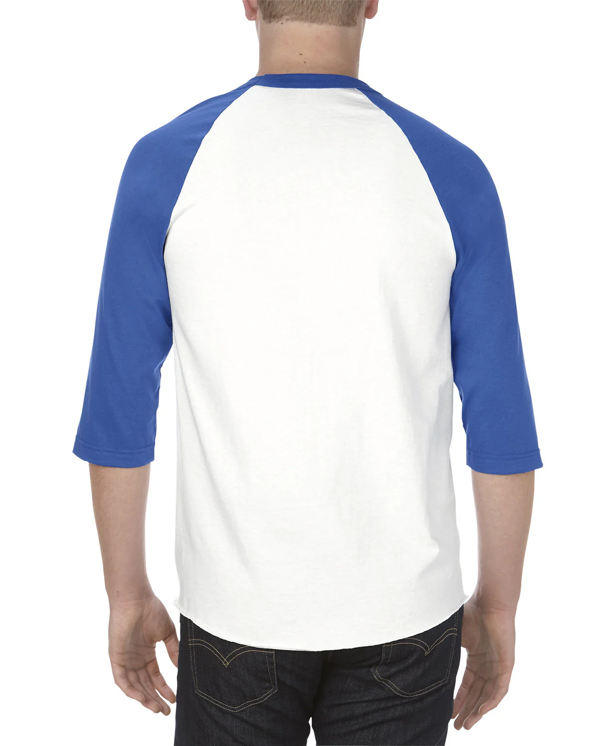 AL1334-Alstyle-WHITE/ ROYAL - Cheap-Us