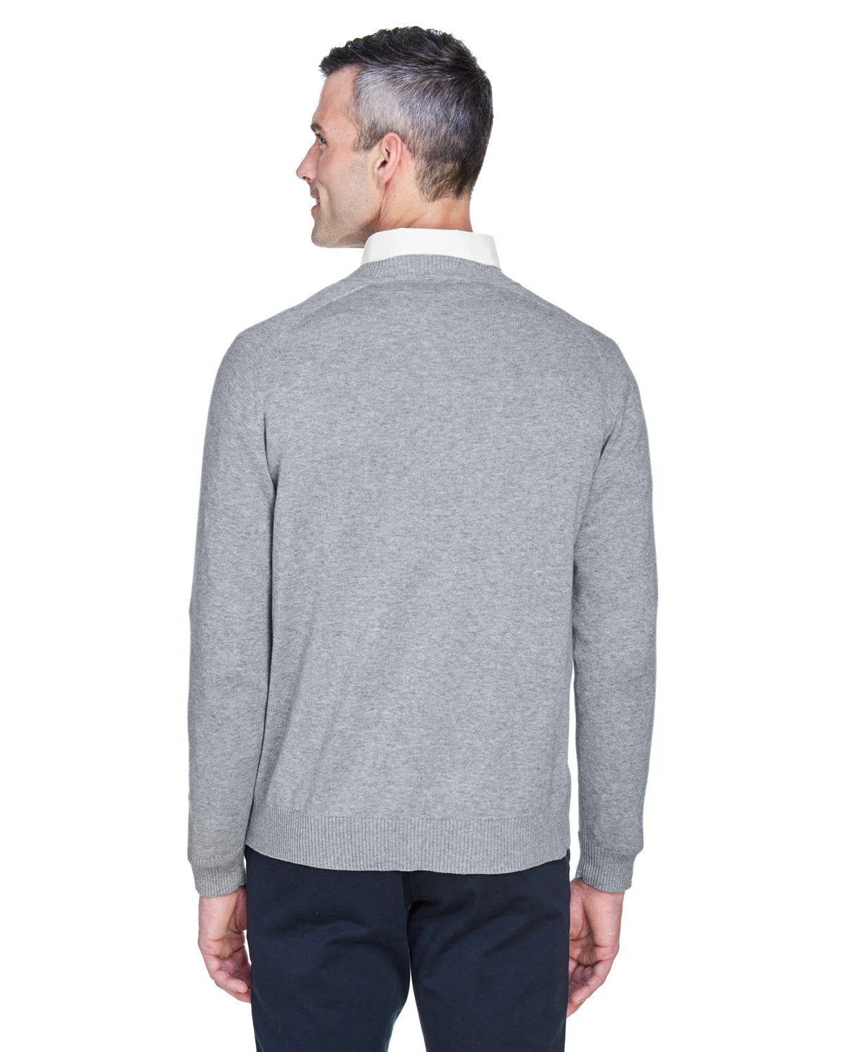 D475-Devon & Jones-GREY HEATHER - Cheap-Us