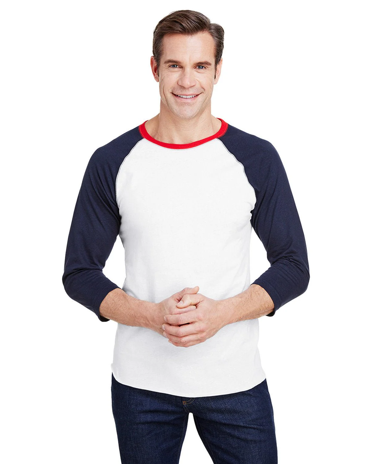 6930-LAT-WHITE/ NAVY/ RED - Cheap-Us