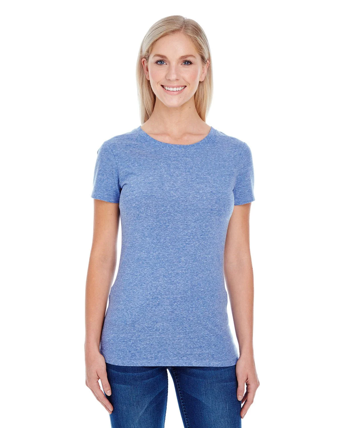 202A-Threadfast Apparel-NAVY TRIBLEND - Cheap-Us