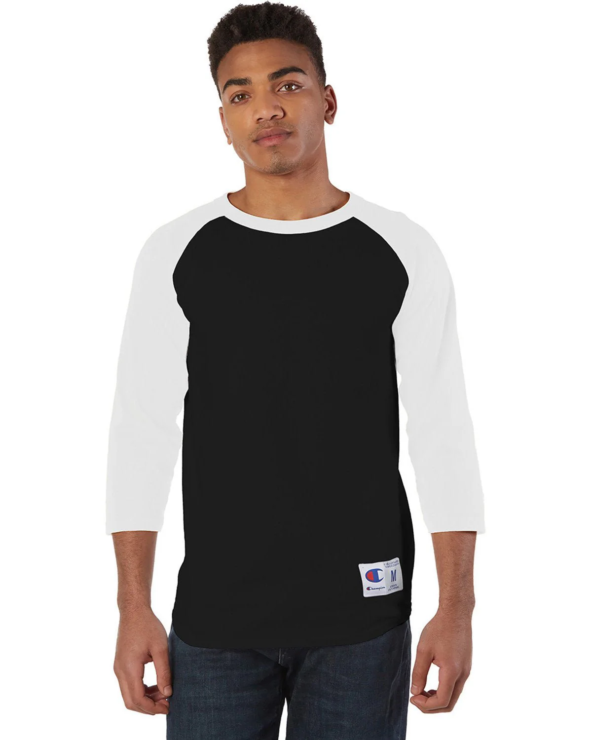 T1397-Champion-BLACK/ WHITE - Cheap-Us