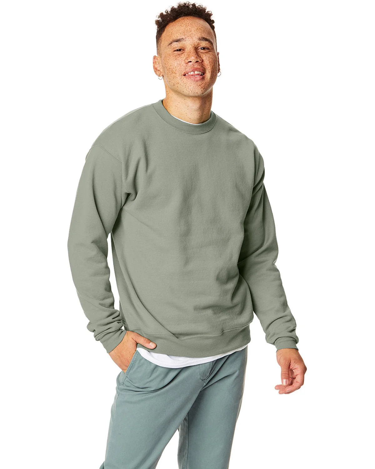 P1607-Hanes-STONEWASH GREEN - Cheap-Us