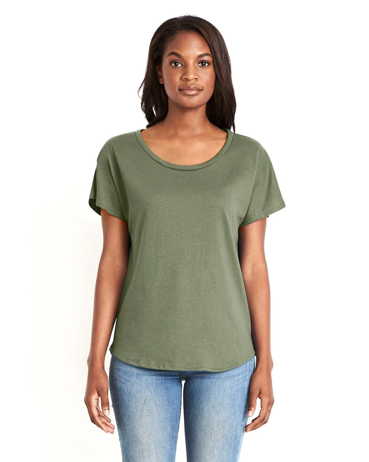 1560-Next Level Apparel-MILITARY GREEN - Cheap-Us