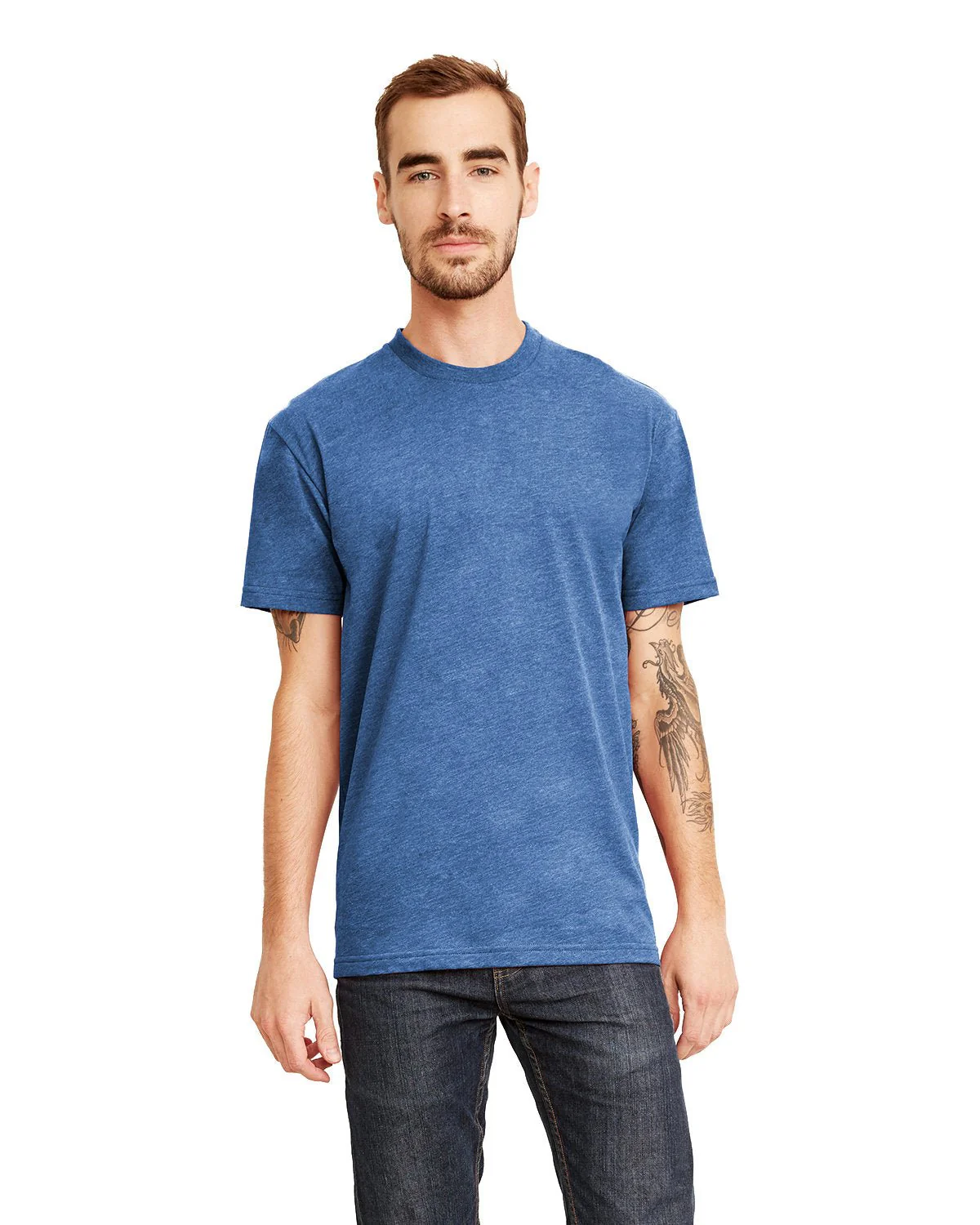 6410-Next Level Apparel-HTHR COOL BLUE - Cheap-Us