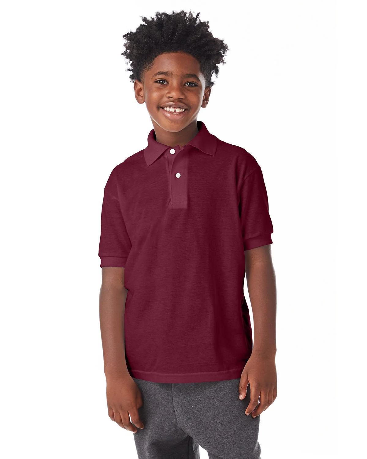 054Y-Hanes-MAROON - Cheap-Us