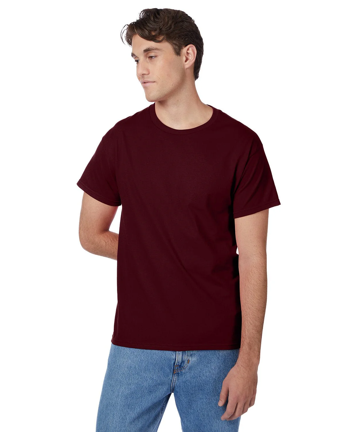 5250T-Hanes-DEEP RED - Cheap-Us