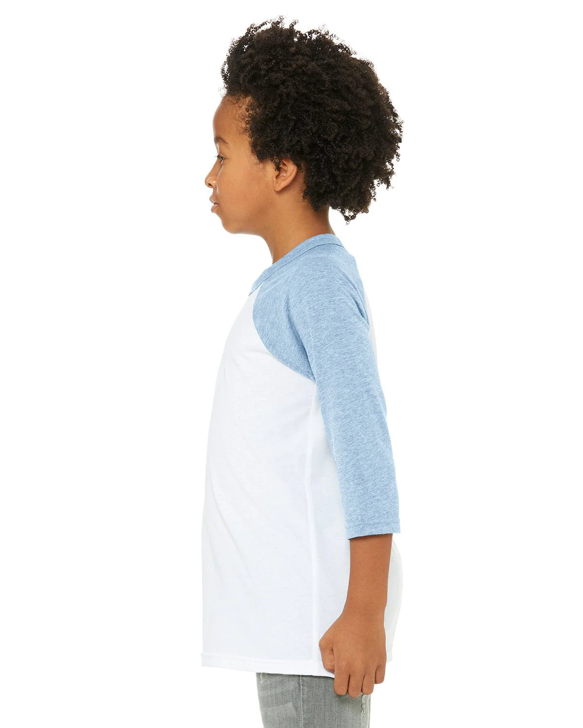 3200Y-Bella + Canvas-WHITE/ DENIM - Cheap-Us