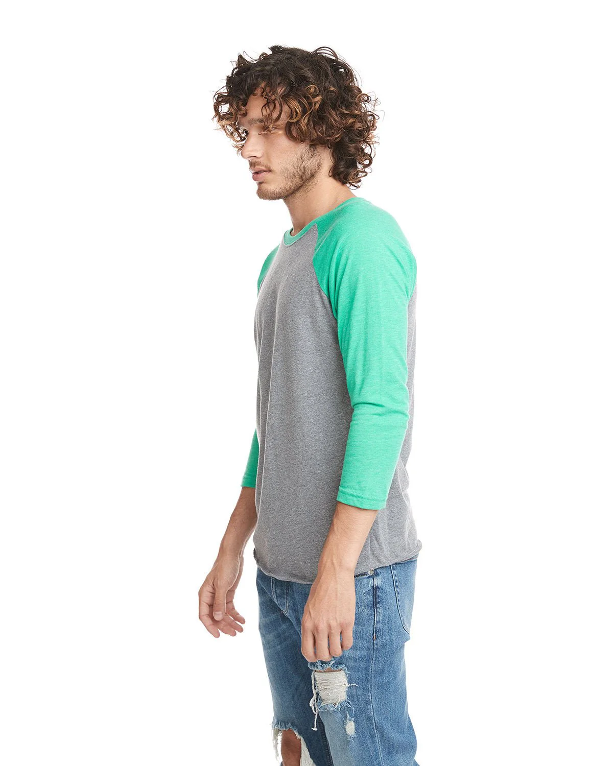 6051-Next Level Apparel-ENVY/ PREM HTHR - Cheap-Us