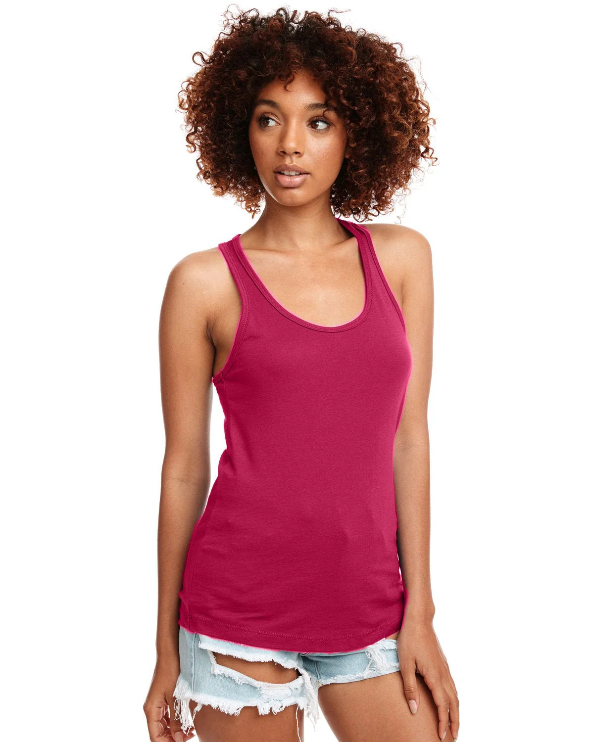 N1533-Next Level Apparel-RASPBERRY - Cheap-Us