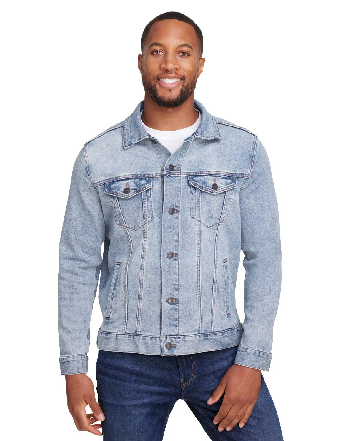 370J-Threadfast Apparel-LIGHT DENIM - Cheap-Us