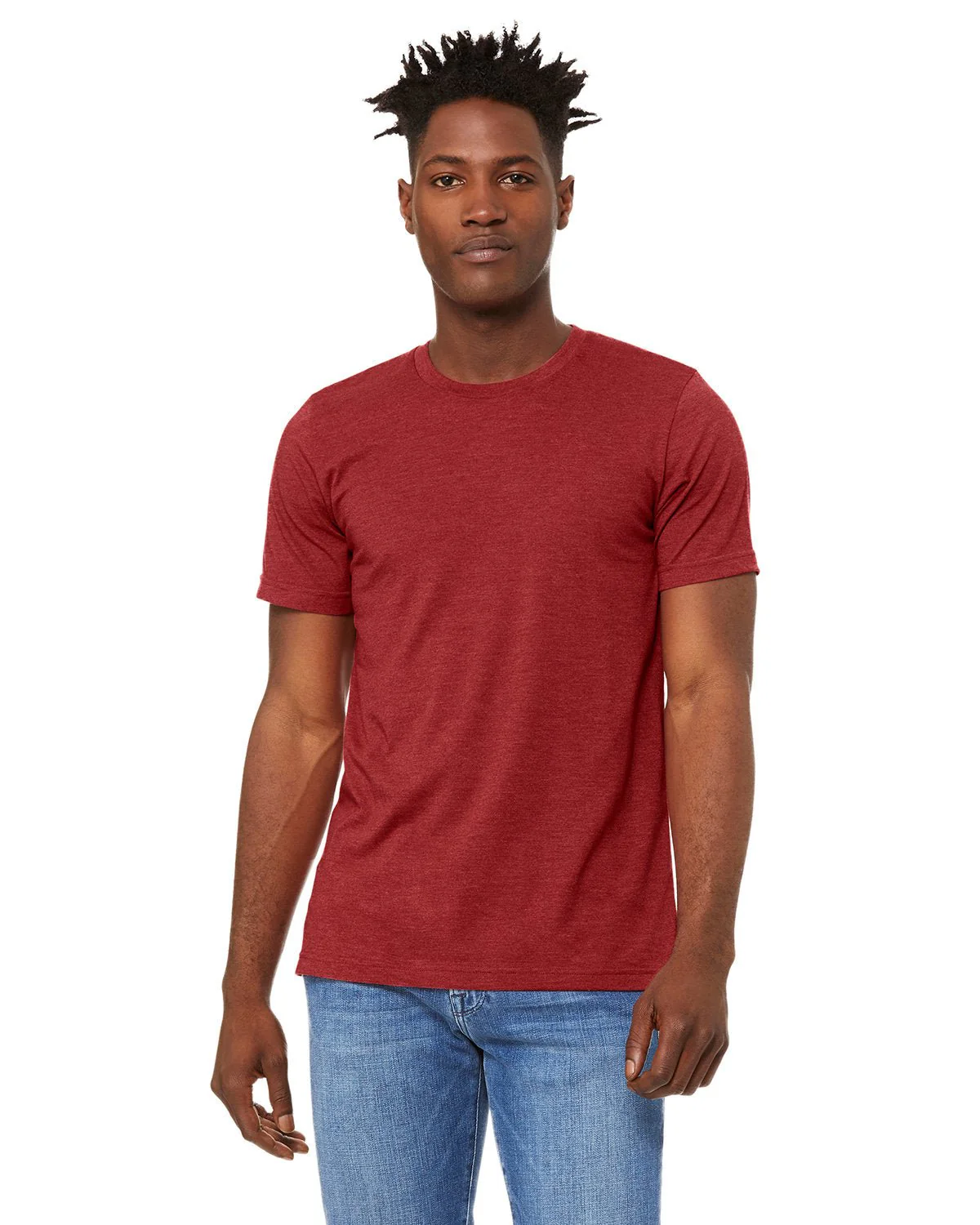 3001CVC-Bella + Canvas-HTHR CANVAS RED - Cheap-Us