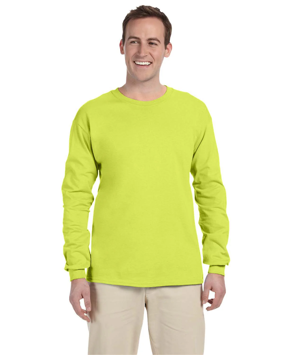 4930-Fruit of the Loom-SAFETY GREEN - Cheap-Us