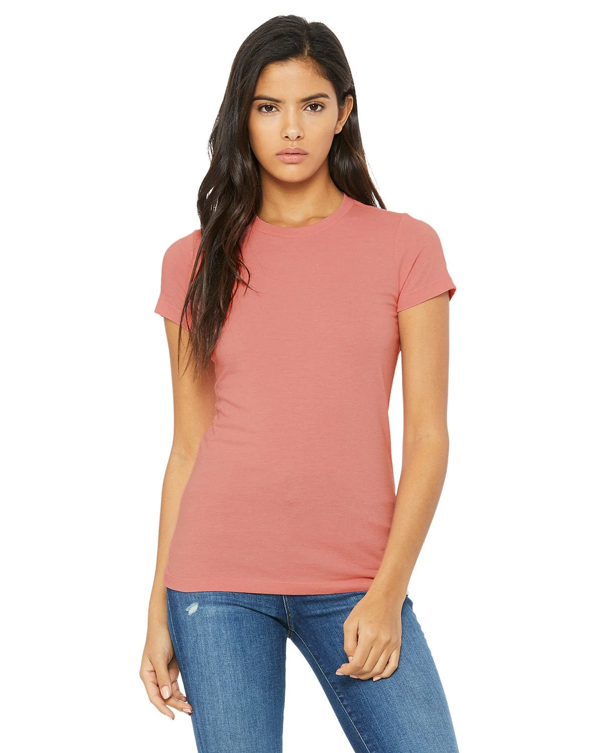 6004-Bella + Canvas-HEATHER PINK - Cheap-Us