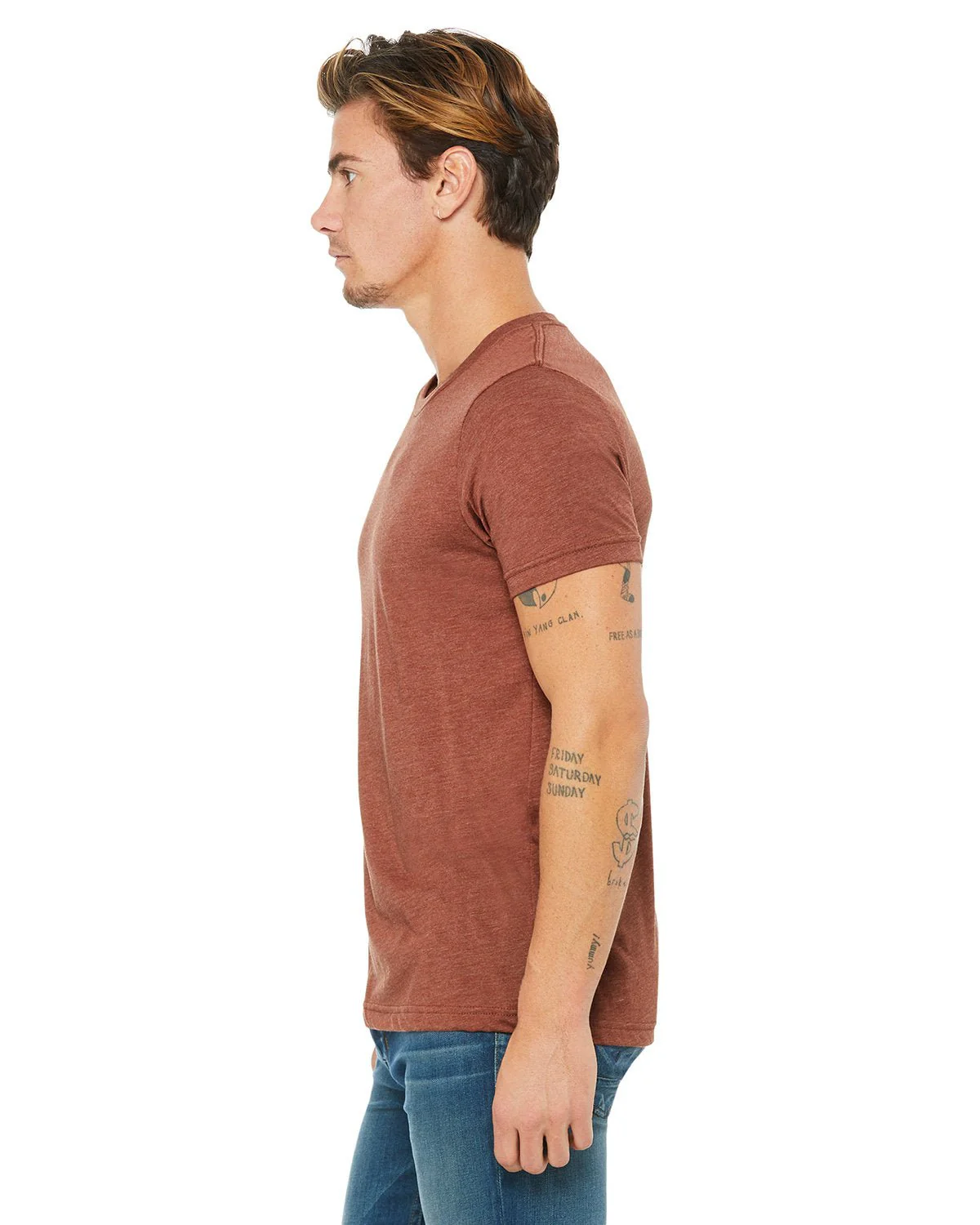 3413C-Bella + Canvas-CLAY TRIBLEND - Cheap-Us