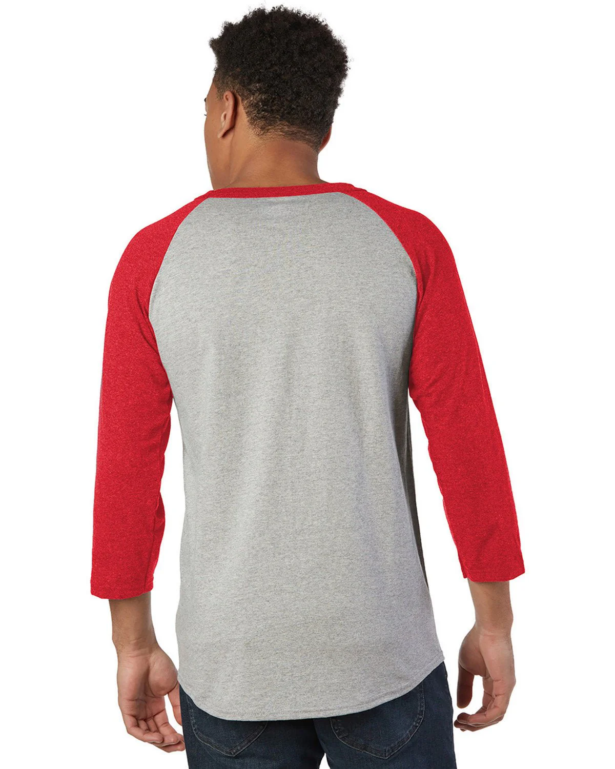 T1397-Champion-OXF GRY/ SCARLET - Cheap-Us