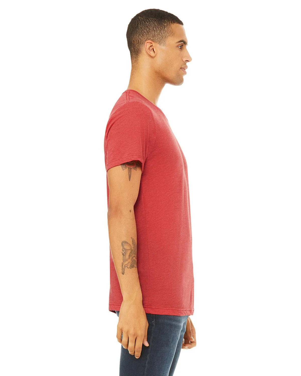 3413C-Bella + Canvas-RED TRIBLEND - Cheap-Us