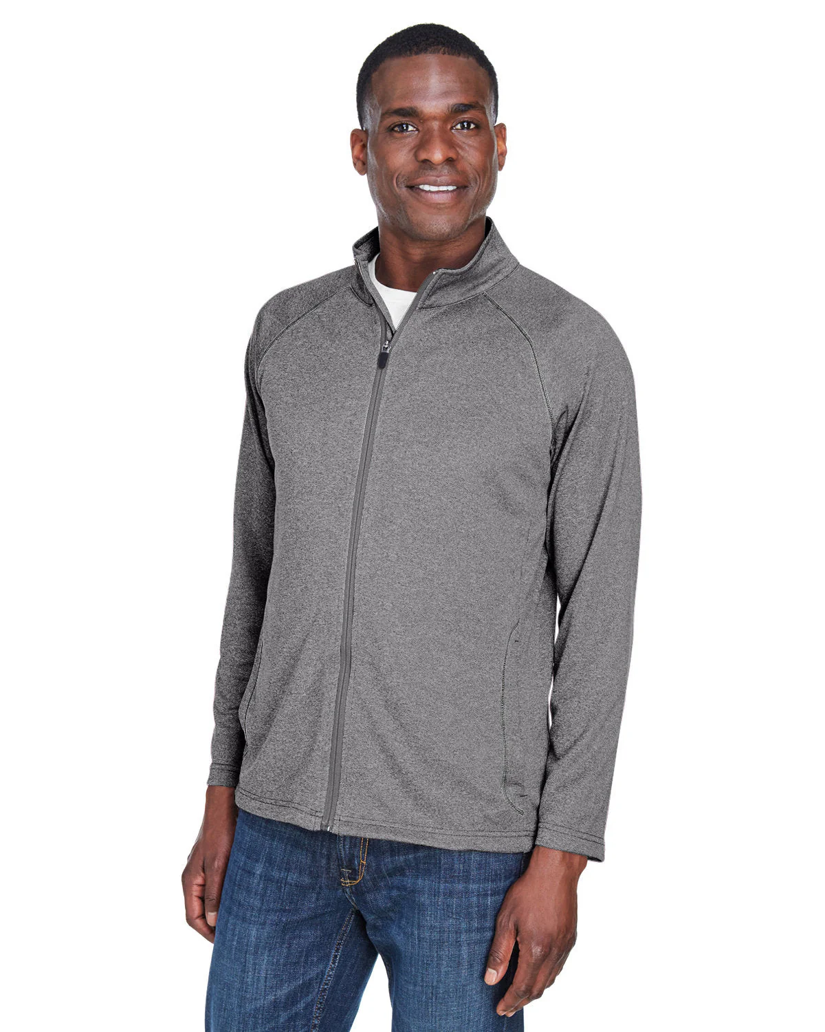 DG420-Devon & Jones-DK GREY HEATHER - Cheap-Us