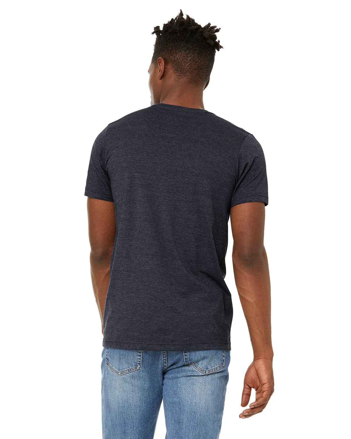 3301C-Bella + Canvas-HEATHER NAVY - Cheap-Us