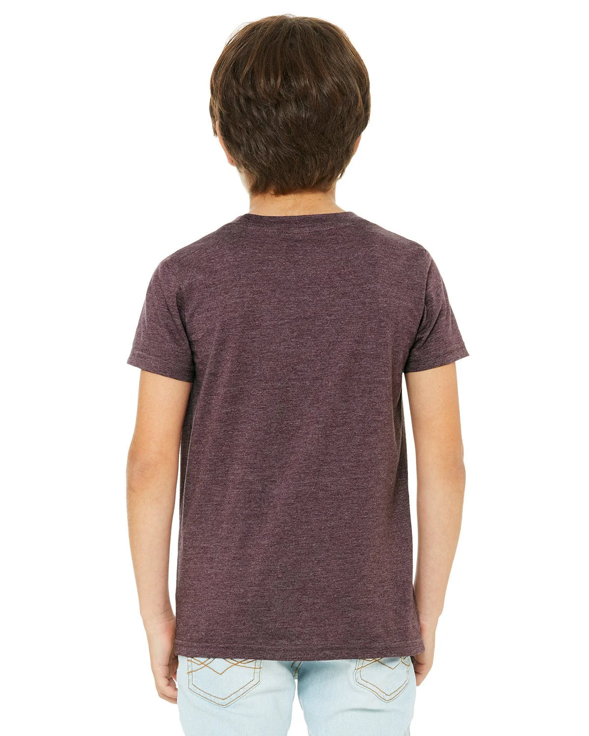 3001YCV-Bella + Canvas-HEATHER MAROON - Cheap-Us