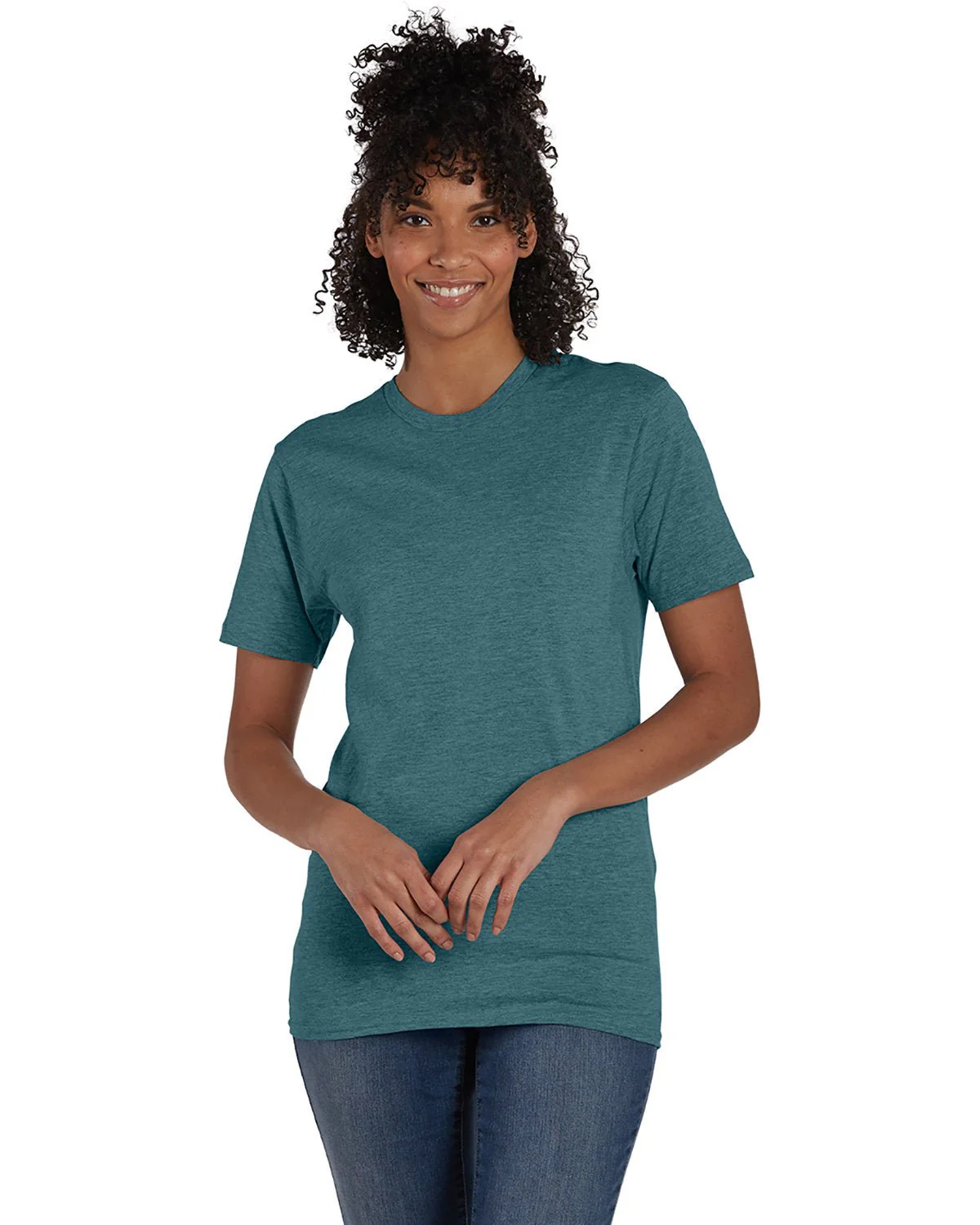 4980-Hanes-CACTUS HEATHER - Cheap-Us