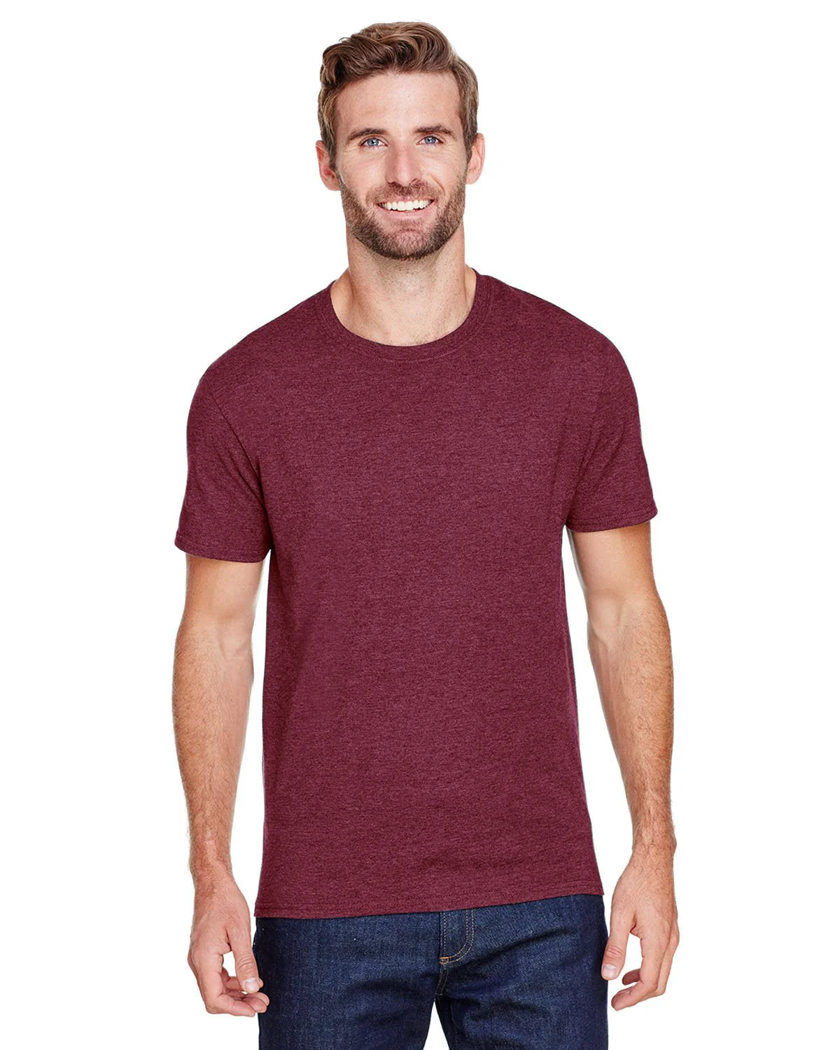 560MR-Jerzees-MAROON HEATHER - Cheap-Us