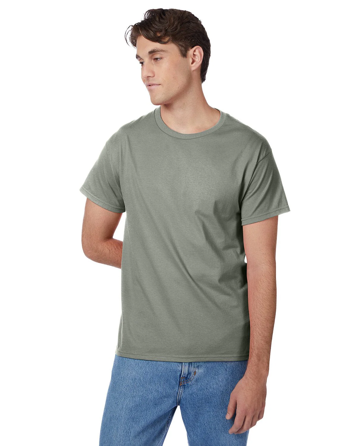 5250T-Hanes-STONEWASH GREEN - Cheap-Us