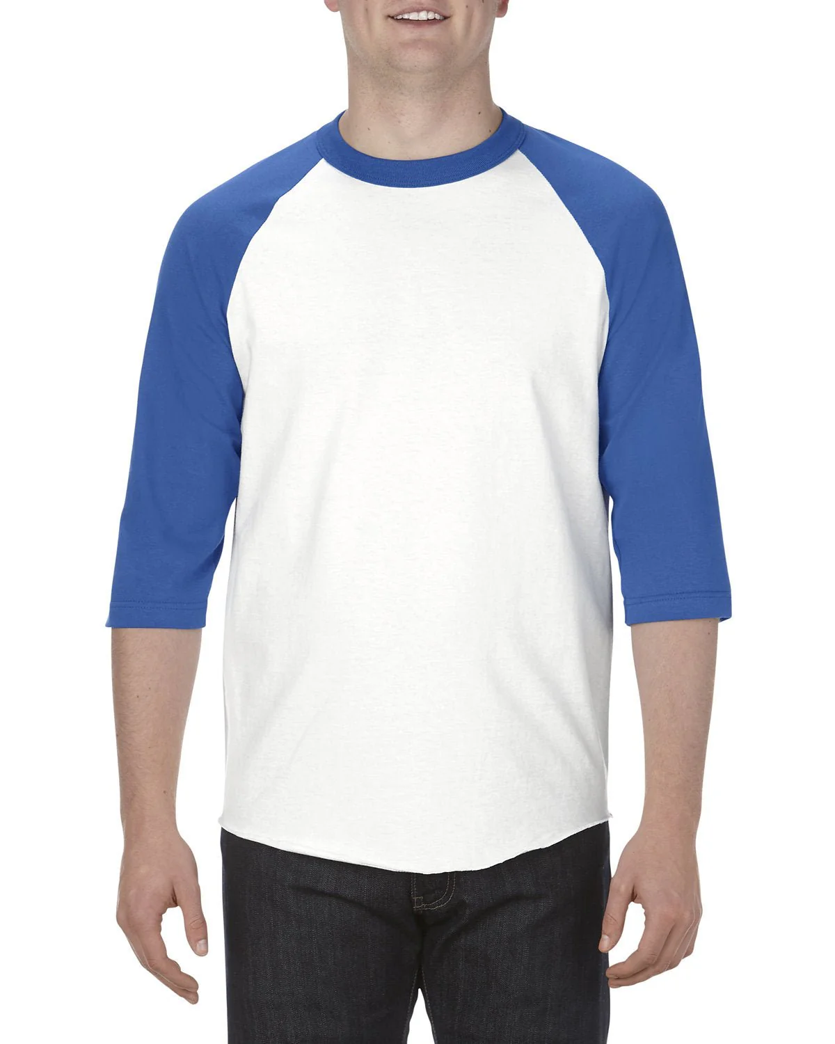 AL1334-Alstyle-WHITE/ ROYAL - Cheap-Us