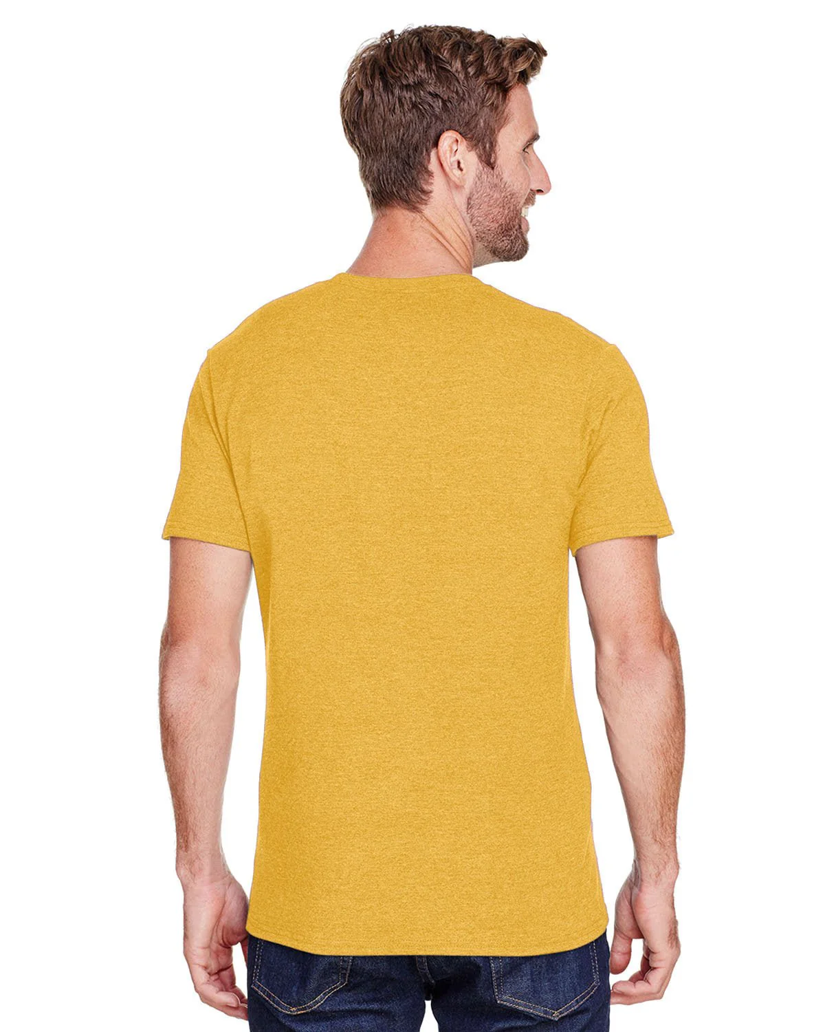 560MR-Jerzees-MUSTARD HEATHER - Cheap-Us