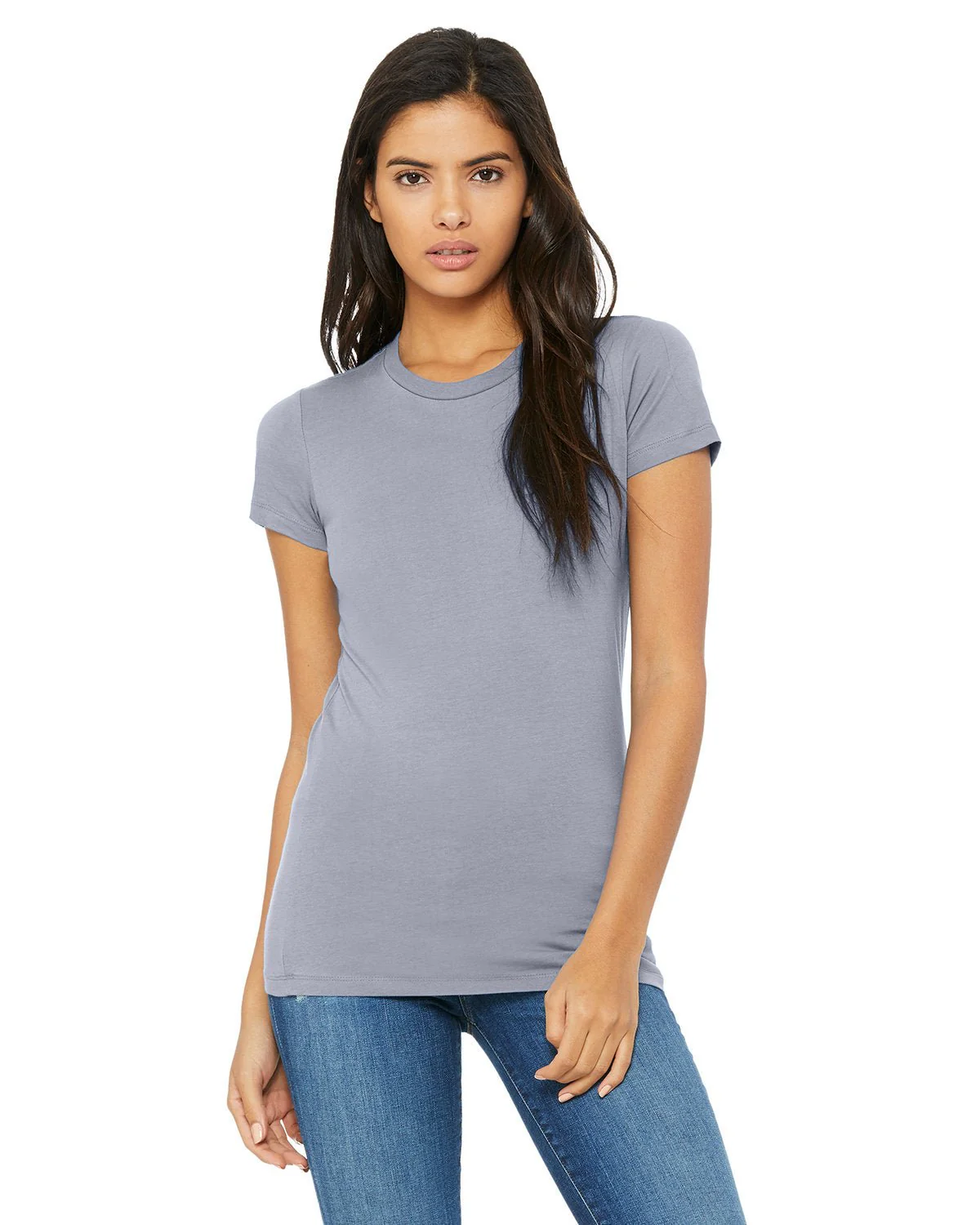 6004-Bella + Canvas-HEATHER BLUE - Cheap-Us