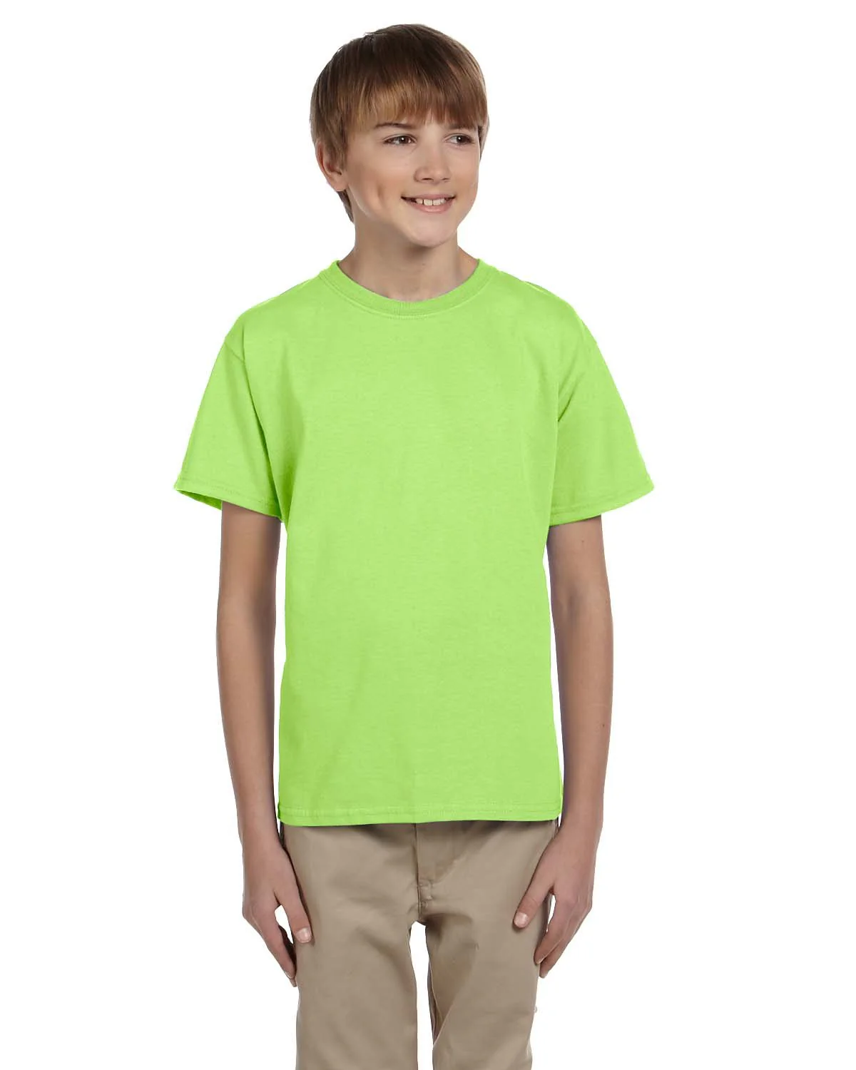 3931B-Fruit of the Loom-NEON GREEN - Cheap-Us