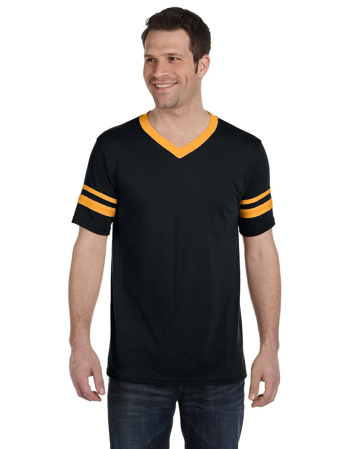 360-Augusta Sportswear-BLACK/ GOLD - Cheap-Us