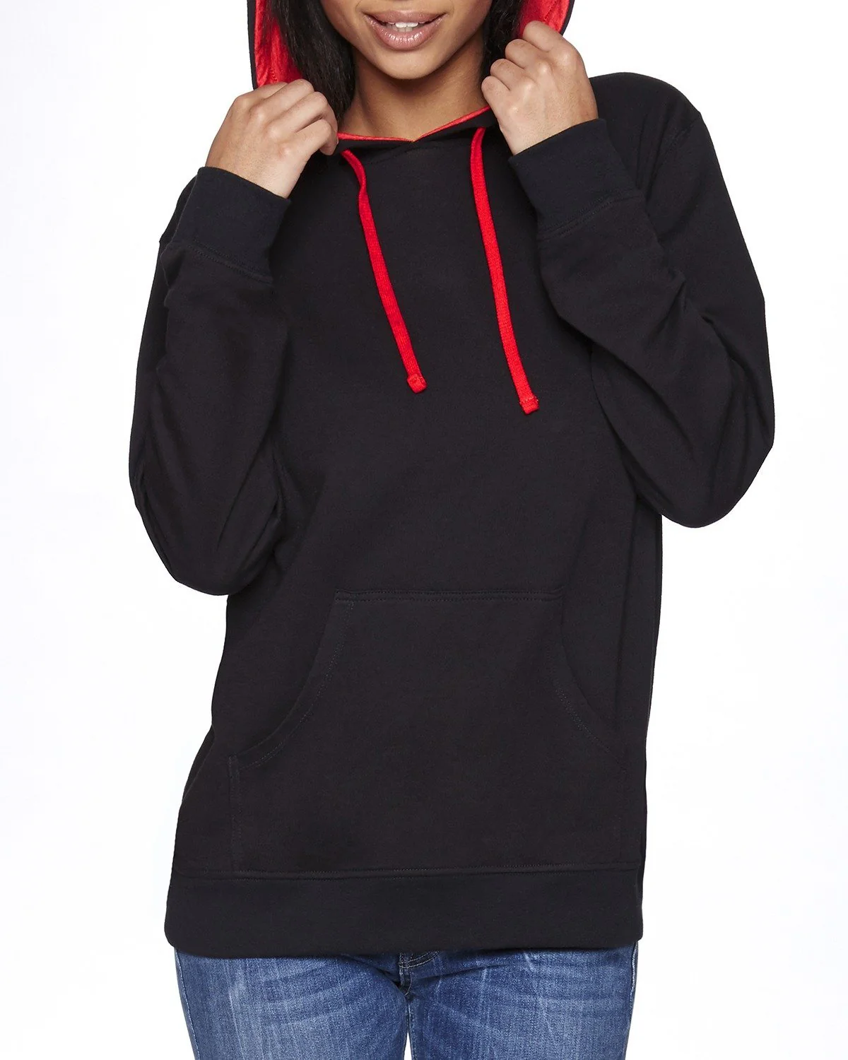 9301-Next Level Apparel-BLACK/ RED - Cheap-Us