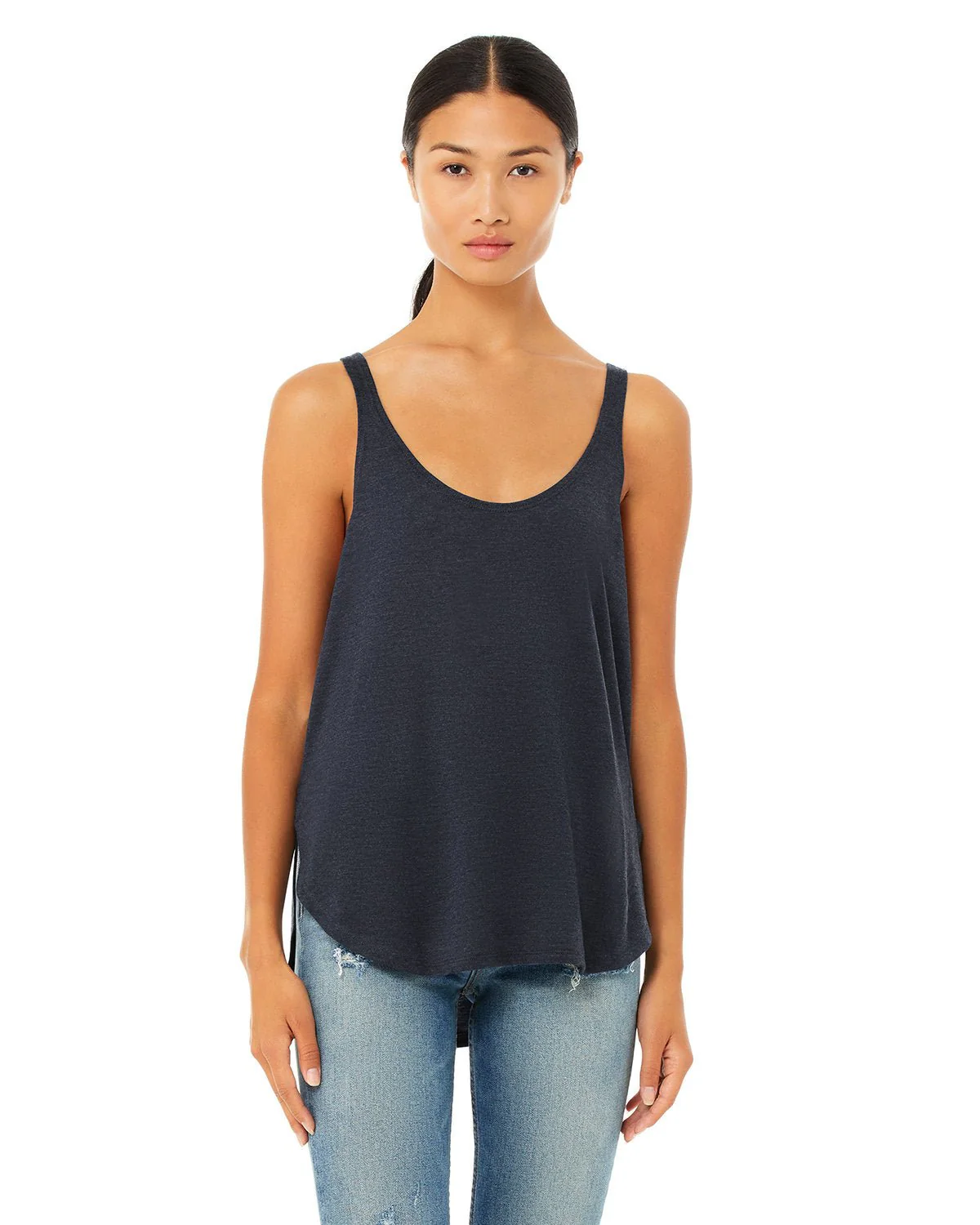 B8802-Bella + Canvas-HEATHER NAVY - Cheap-Us