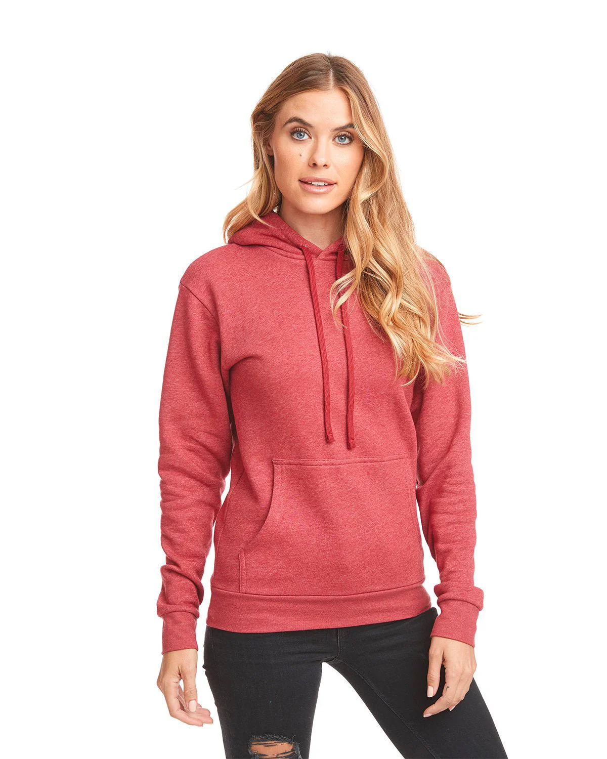 9302-Next Level Apparel-HEATHER CARDINAL - Cheap-Us