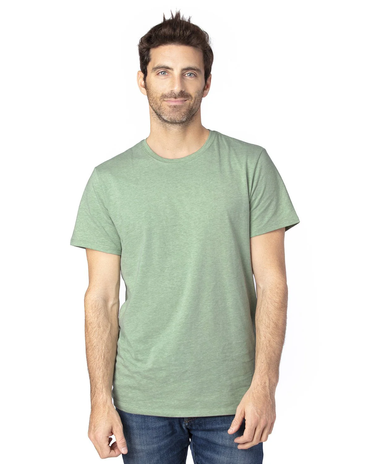 100A-Threadfast Apparel-ARMY HEATHER - Cheap-Us