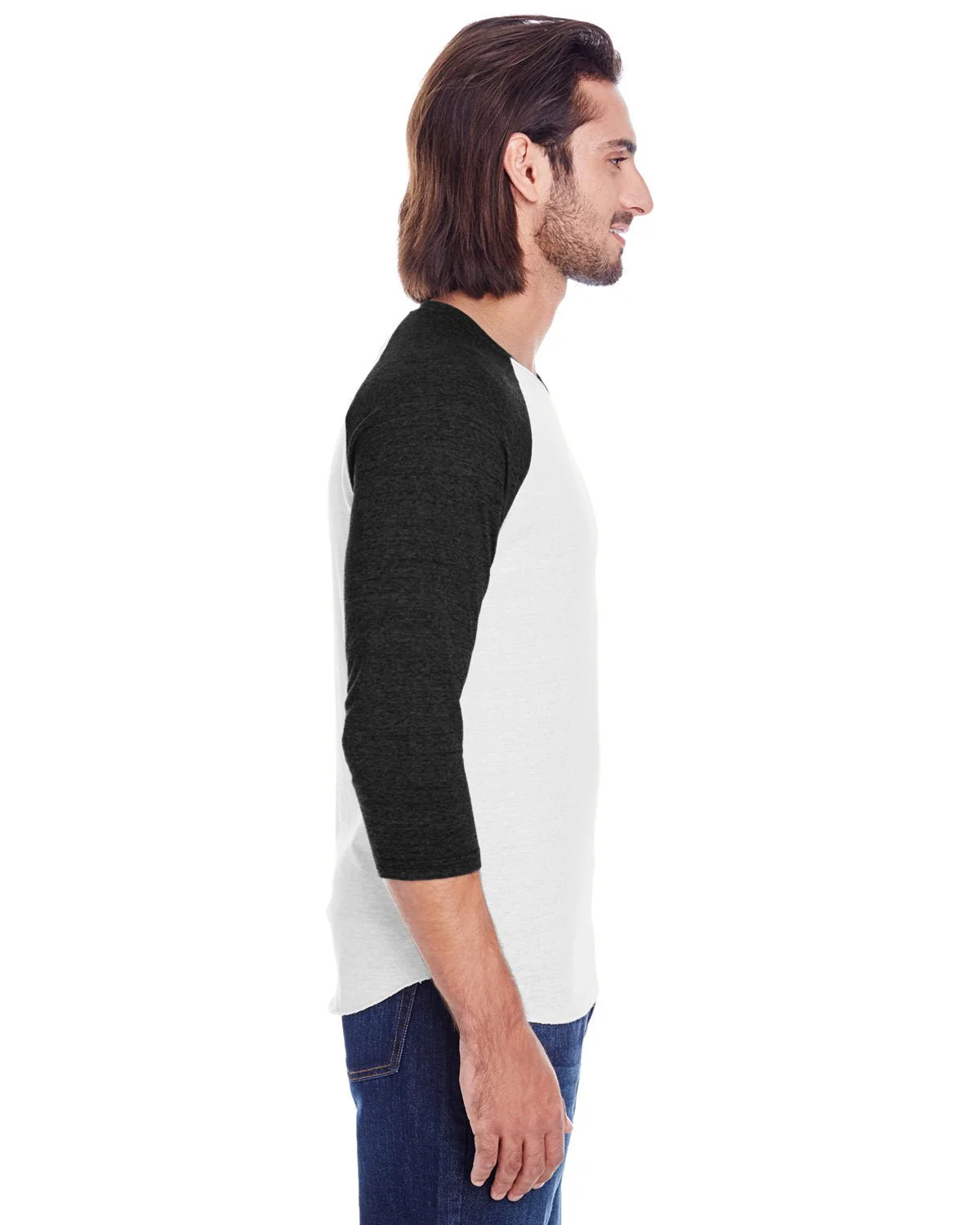 302G-Threadfast Apparel-SLD WHT/ S BL TB - Cheap-Us