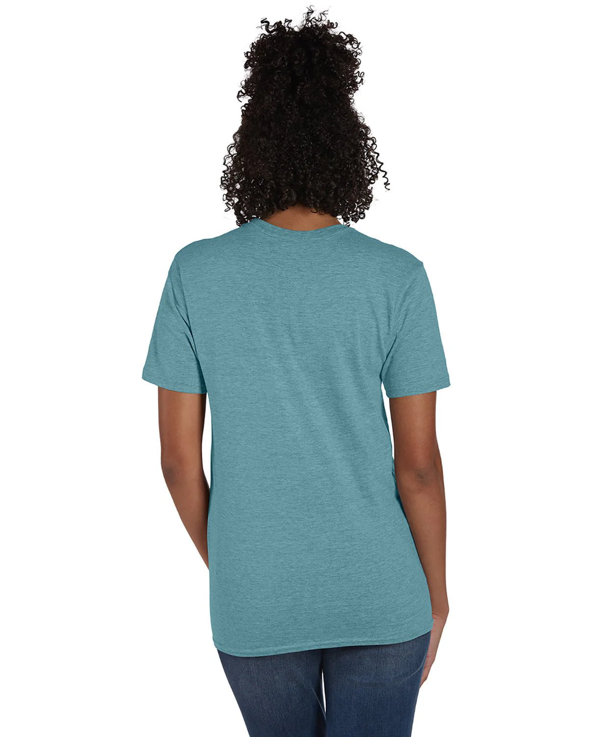 4980-Hanes-MARBLED GRN CLAY - Cheap-Us