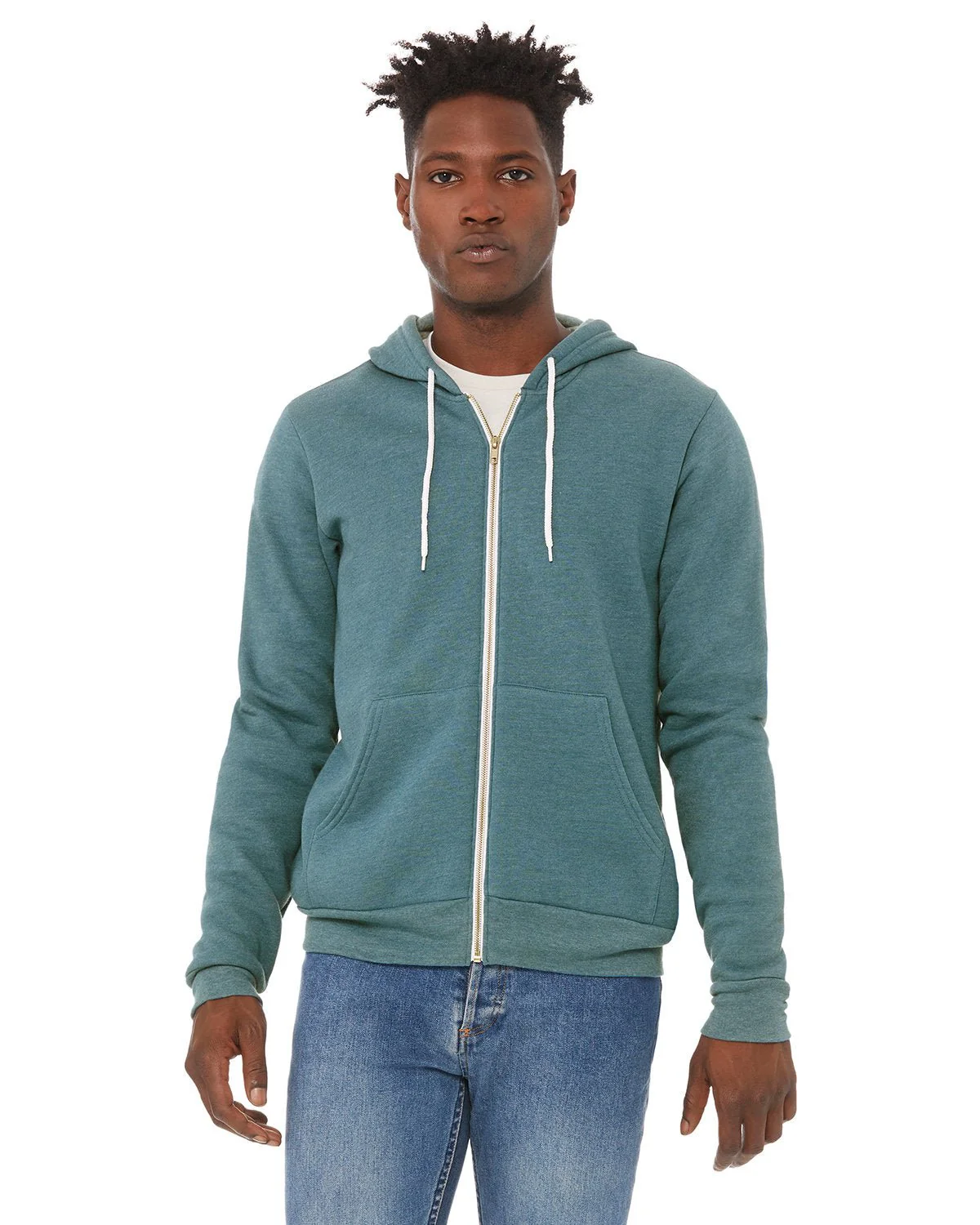 3739-Bella + Canvas-HTHR DEEP TEAL - Cheap-Us