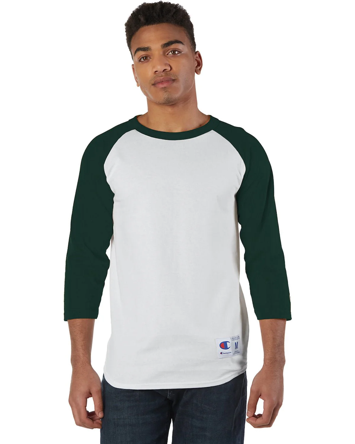 T1397-Champion-WHITE/ DRK GREEN - Cheap-Us