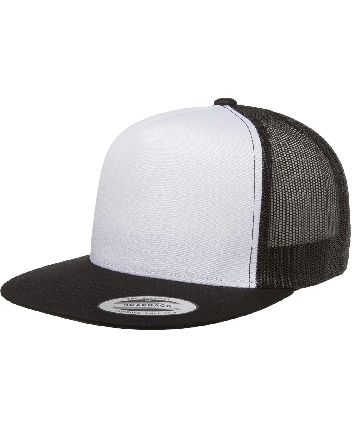 6006W-Yupoong-BLACK/ WHT/ BLK - Cheap-Us