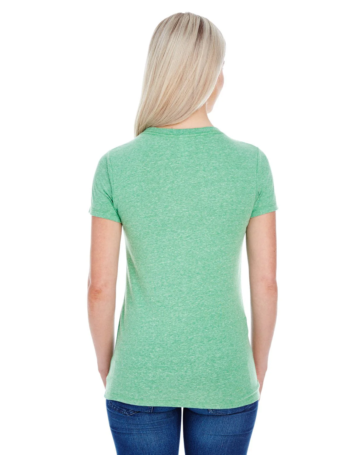 202A-Threadfast Apparel-GREEN TRIBLEND - Cheap-Us