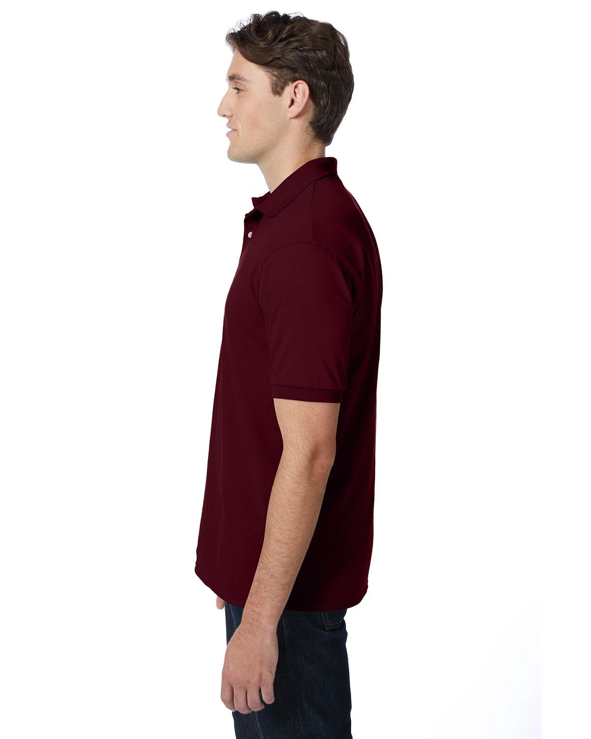 054-Hanes-MAROON - Cheap-Us