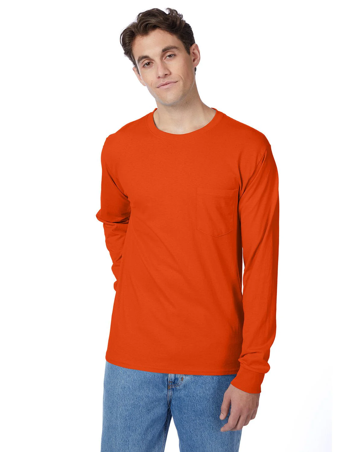5596-Hanes-ORANGE - Cheap-Us